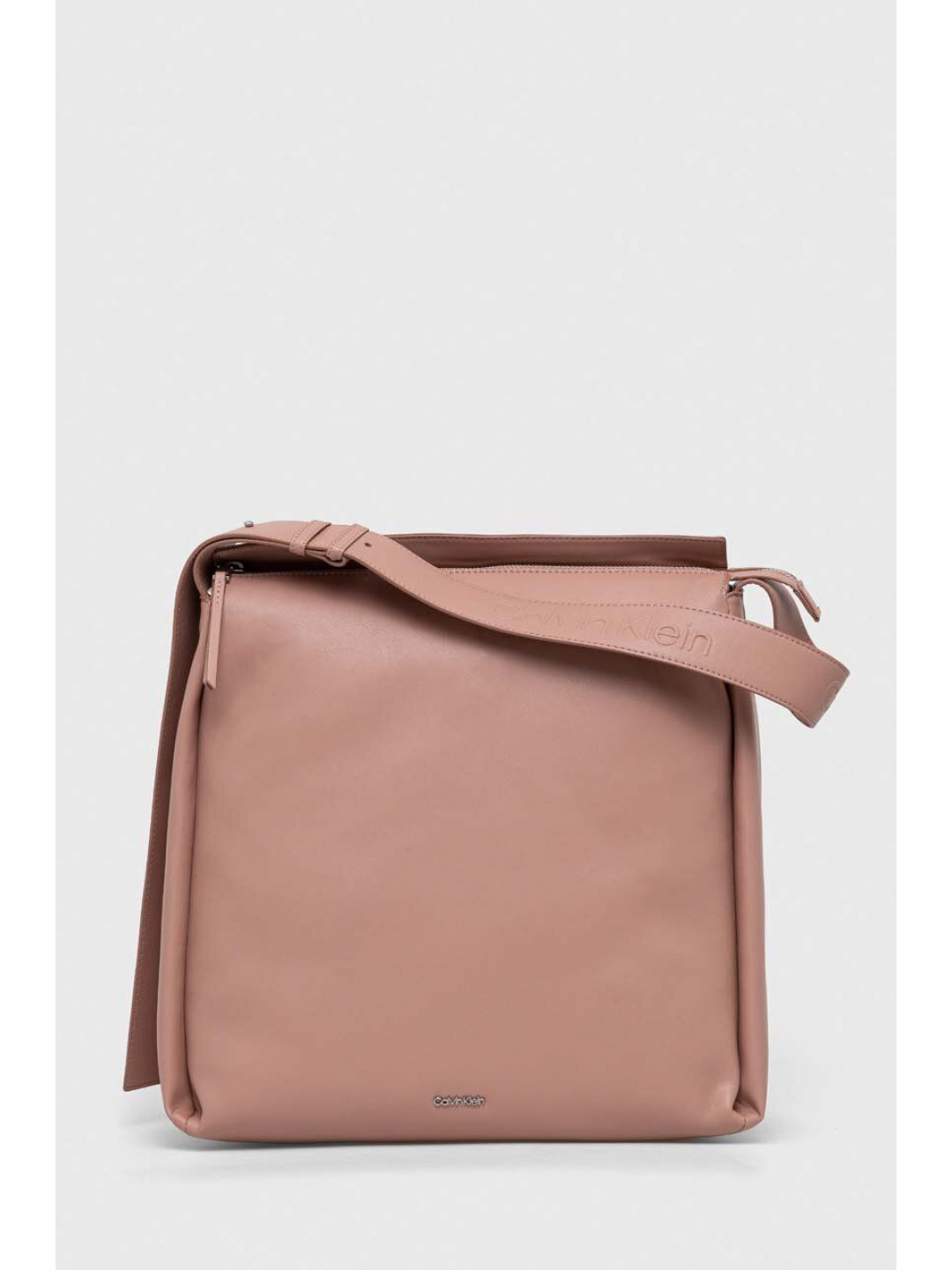 Kabelka Calvin Klein růžová barva K60K611365